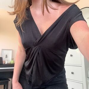 MANGO knot detail T-shirt basic